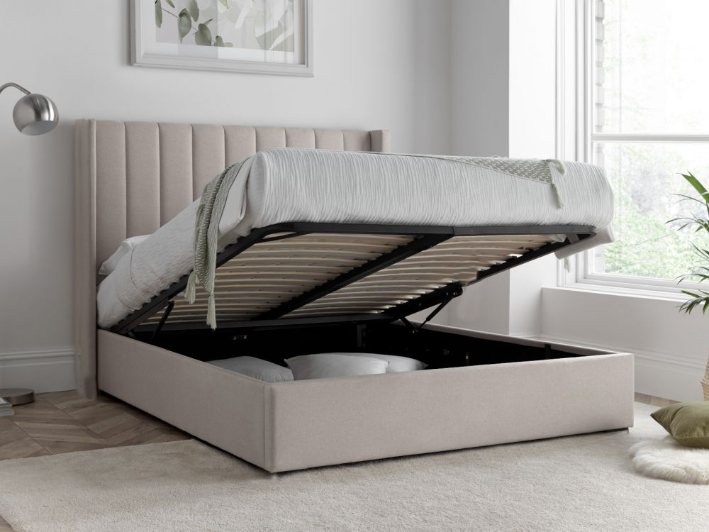 Maya Winged Optional Ottoman Storage Bed