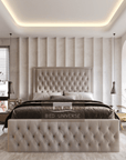 Estelle Chesterfield Ambassador Bed Frame, Chesterfield Bed, New Bed, Fabric Bed,
