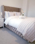 Zeus Wings Wingback Bed | Bed Universe