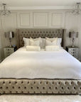 Zeus Wings Wingback Bed | Bed Universe