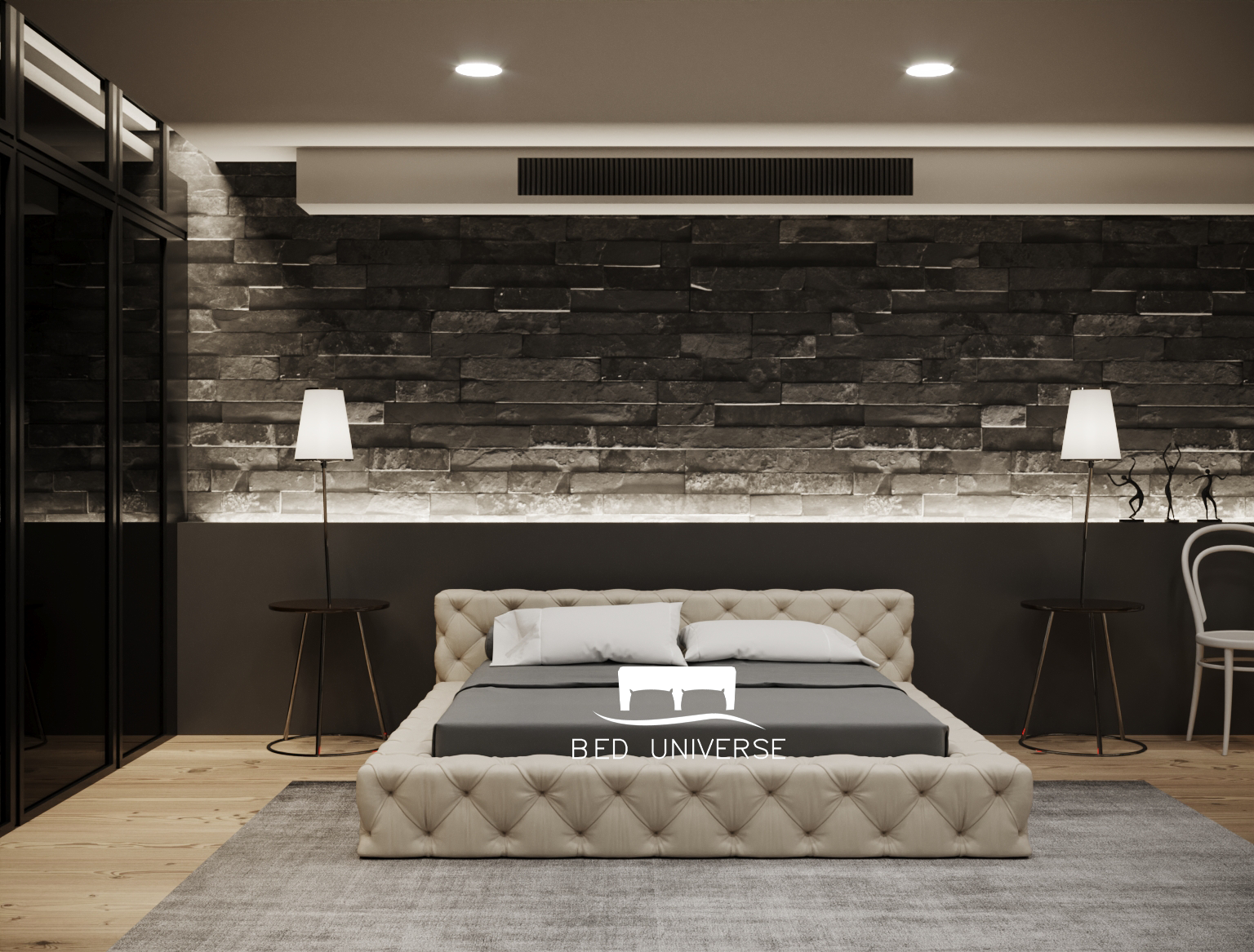 Ivy Park Lane Ambassador Chesterfield Bed with Optional Ottoman option