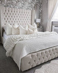 Zeus Wings Wingback Bed | Bed Universe