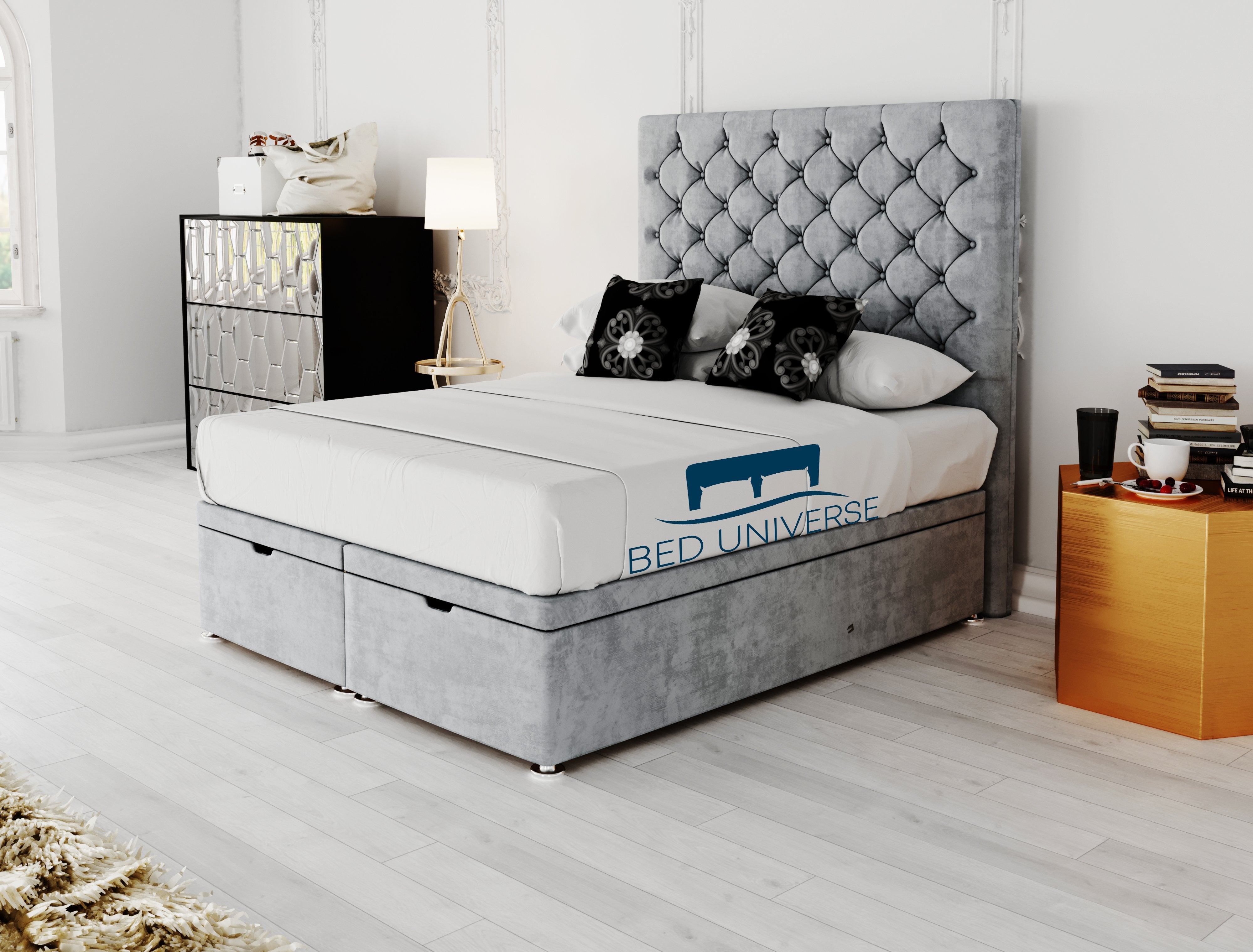 Kamila Ottoman Storage Bed - Bed Universe