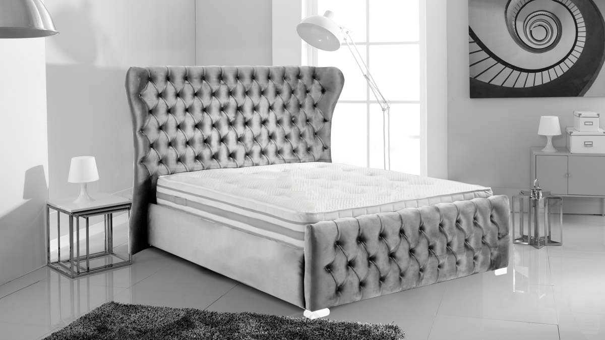 Felisa Wingback Bed Frame