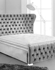Felisa Wingback Bed Frame
