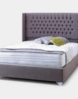 Colorado Silver Chenille Winged Bed
