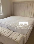 Bellagio Panel Strip Line Fabric Bed