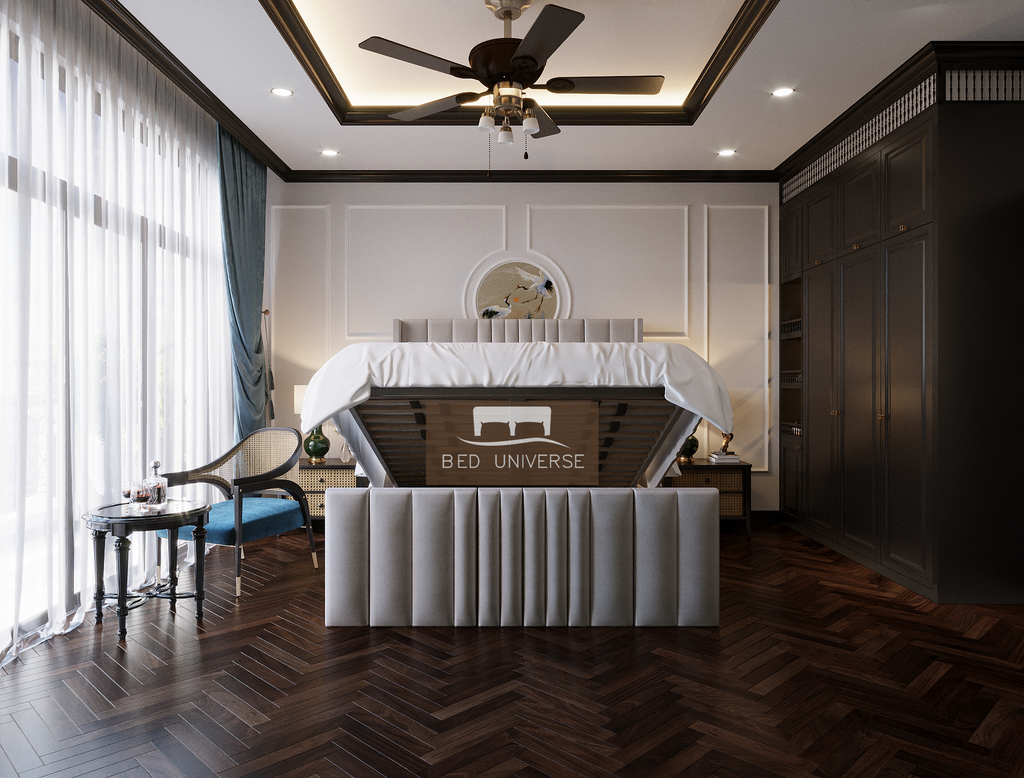 Millhouse Winged Bed Frame Bed Universe