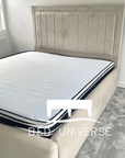 Bellagio Panel Strip Line Fabric Bed