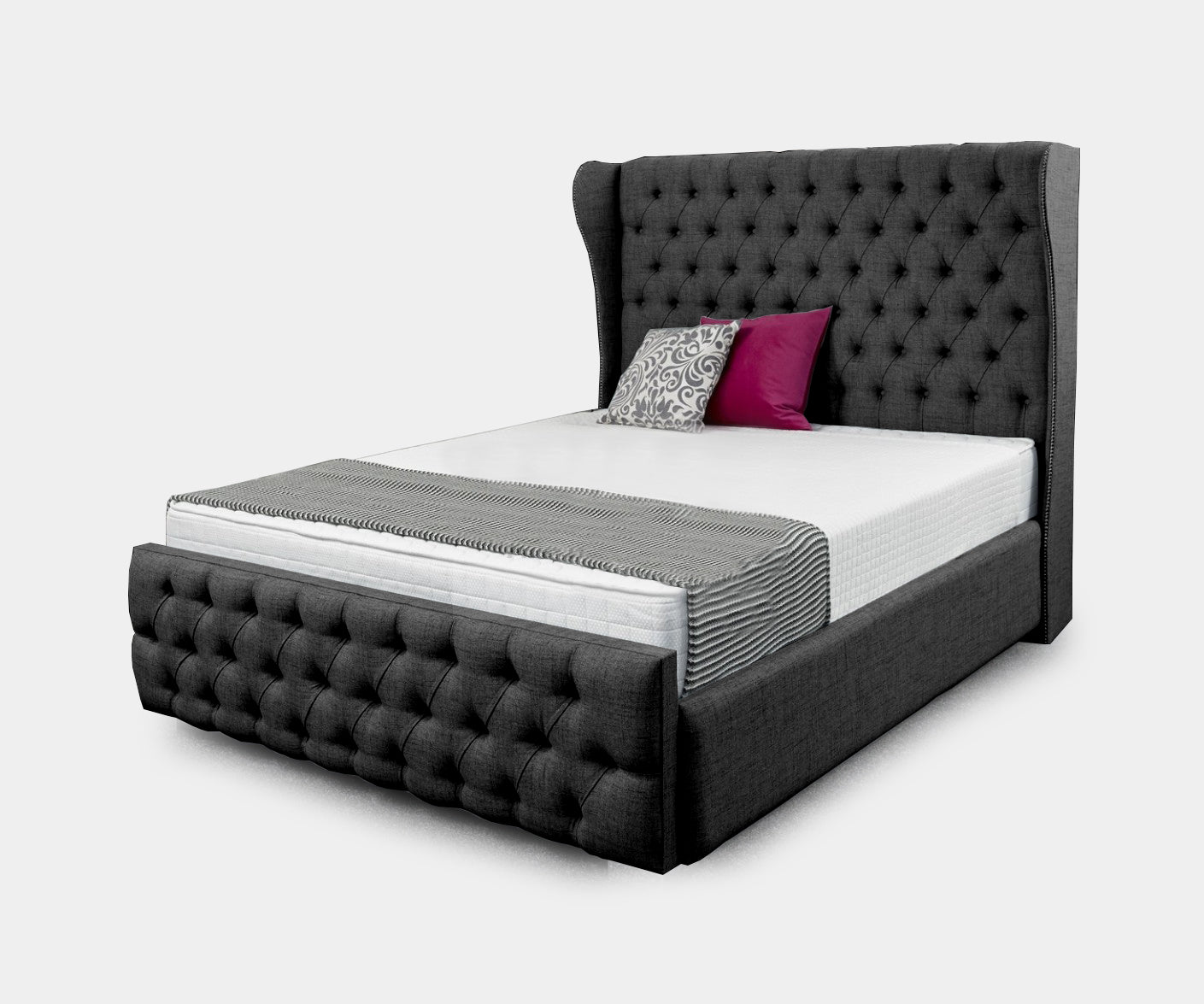 Deneres Winged Designer End Bed